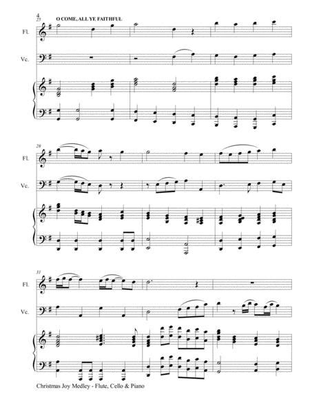 CHRISTMAS JOY MEDLEY (Trio – Flute, Cello & Piano With Parts)